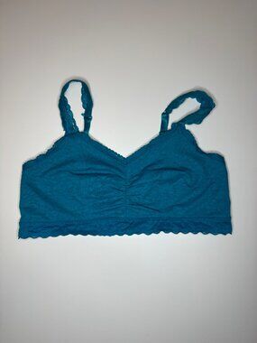 Torrid Curve Blue Lace Bralette, Size 3